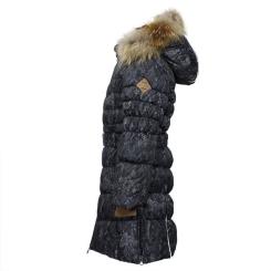 Пальто детское Huppa YASMINE 12020055 чёрный с принтом 116 Фото 2