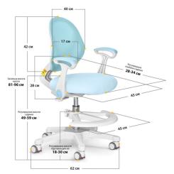 Детское кресло Evo-kids Mio Air Blue Фото 2