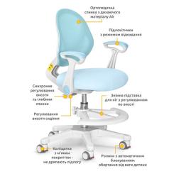 Детское кресло Evo-kids Mio Air Blue Фото 3