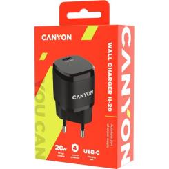 Зарядное устройство Canyon PD 20W black Фото 3