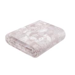 Плед Home Line флисовый Цветы бежевый, 220х195см Фото