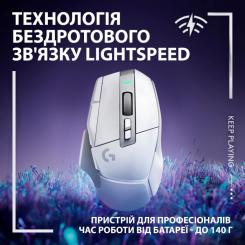 Мышка Logitech G502 X Lightspeed Wireless White Фото 2