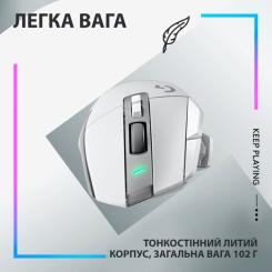 Мышка Logitech G502 X Lightspeed Wireless White Фото 5