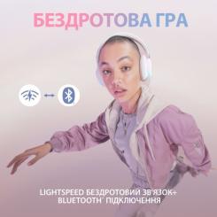 Наушники Logitech G735 Wireless Gaming Headset Off-White Фото 3