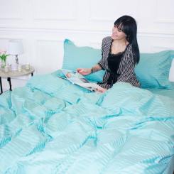 Постельное белье MirSon Satin 30-0015GreenWave 160х220 Сімейний Фото 6