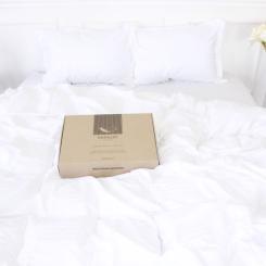 Постельное белье MirSon Satin Stripe 30-0001 White 160х220 Сімейний Фото 3