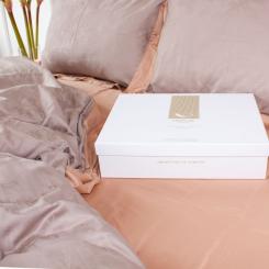Постельное белье MirSon Satin Жаккард Golden wheat 143х210х2 Фото 2