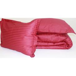 Постельное белье MirSon SatinStripe 30-0018Red 160х220 Полуторный Евро Фото 6