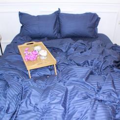 Постельное белье MirSon SatinStripe 30-0020SmokyBlue 110х140 Детский Фото 2