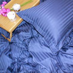 Постельное белье MirSon SatinStripe 30-0020SmokyBlue 110х140 Детский Фото 3