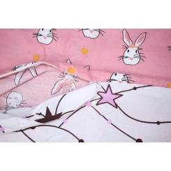 Постельное белье MirSon Бязь 17-0528 Bunnies pink Двуспальный Фото 6