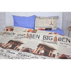 Постельное белье MirSon Бязь 17-0536 Big Ben 220х240 Фото 1