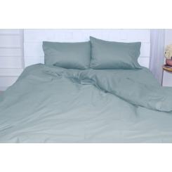 Постельное белье MirSon Сатин 0843 Grey Blue 2х160х220 Фото 2