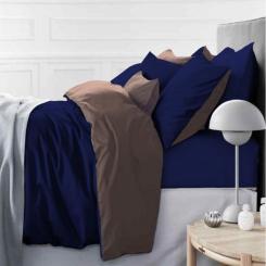 Постельное белье MirSon Сатин Premium Azure 0211+4052 143х210 Фото
