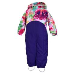 Комбинезон детский Huppa GOLDEN 36080010 світло-синій з принтом/ліловий 86 Фото