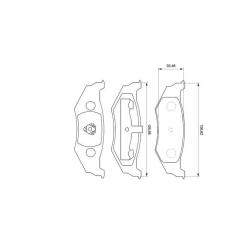 Тормозные колодки Bosch 0 986 424 585 Фото 3