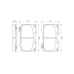 Тормозные колодки Bosch 0 986 424 640 Фото