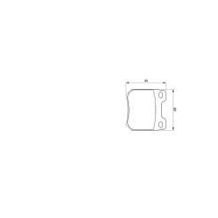 Тормозные колодки Bosch 0 986 424 754 Фото 1