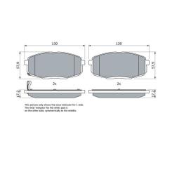 Тормозные колодки Bosch 0 986 424 811 Фото 6