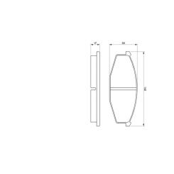 Тормозные колодки Bosch 0 986 468 630 Фото