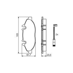 Тормозные колодки Bosch 0 986 494 081 Фото 4