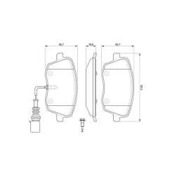 Тормозные колодки Bosch 0 986 494 105 Фото 3