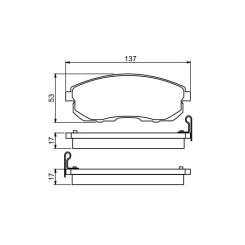 Тормозные колодки Bosch 0 986 494 277 Фото 3