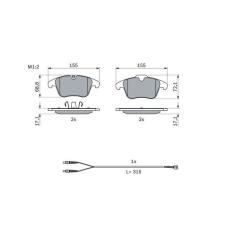 Тормозные колодки Bosch 0 986 494 371 Фото