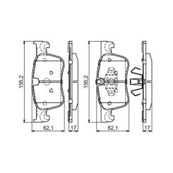 Тормозные колодки Bosch 0 986 494 695 Фото 5