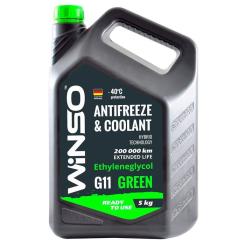 Антифриз WINSO WINSO GREEN G11 green 5kg Фото