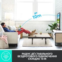 Клавиатура Logitech K400 Plus Touch Wireless UA Black Фото 2