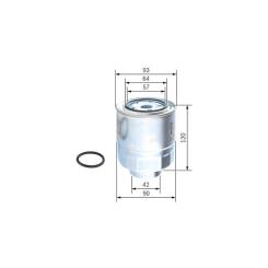 Фильтр топливный Bosch F 026 402 063 Фото 2