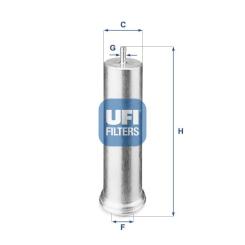 Фильтр топливный UFI 31.851.00 Фото