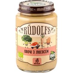 Детское пюре Rudolfs Лосось з овочами 190 г Фото