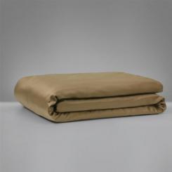 Простынь MirSon Сатин Premium 0211 Cacao 180х220 см Фото 2