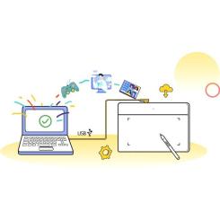 Графический планшет XP-Pen Deco Fun Black Фото 11