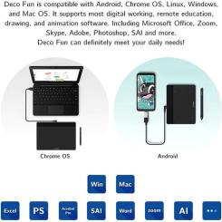 Графический планшет XP-Pen Deco Fun Black Фото 5