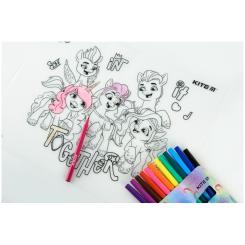 Подкладка настольная Kite силіконова розмальовка My Little Pony, 30х40см Фото 5