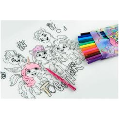 Подкладка настольная Kite силіконова розмальовка My Little Pony, 30х40см Фото 6