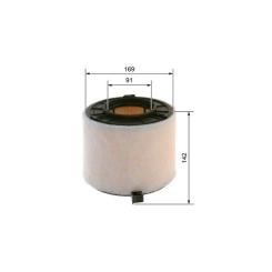 Воздушный фильтр для автомобиля Bosch F026400677 Фото 4