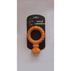 Игрушка для собак AnimAll GrizZzly кулон 14х9х2.95 см (жовтогарячий) Фото 1