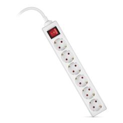 Сетевой фильтр питания REAL-EL RS-6 Protect M 1.8m, white Фото 10