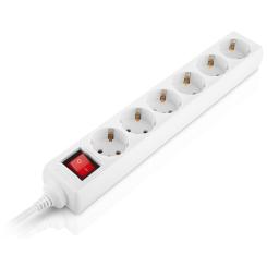 Сетевой фильтр питания REAL-EL RS-6 Protect M 1.8m, white Фото 2