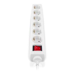 Сетевой фильтр питания REAL-EL RS-6 Protect M 1.8m, white Фото 3