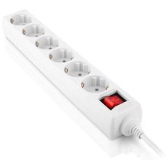 Сетевой фильтр питания REAL-EL RS-6 Protect M 1.8m, white Фото 4