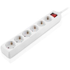 Сетевой фильтр питания REAL-EL RS-6 Protect M 1.8m, white Фото 5