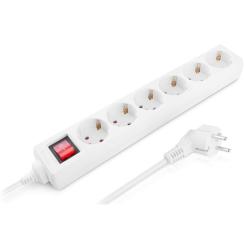 Сетевой фильтр питания REAL-EL RS-6 Protect M 1.8m, white Фото 6
