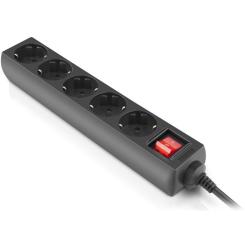 Сетевой фильтр питания REAL-EL RS-Protect M 5m, black Фото 2