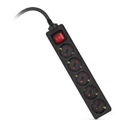 Сетевой фильтр питания REAL-EL RS-Protect M 5m, black Фото 8