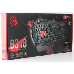 Клавиатура A4Tech Bloody B318 Black USB Black Фото 3